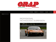 Tablet Screenshot of orap.it